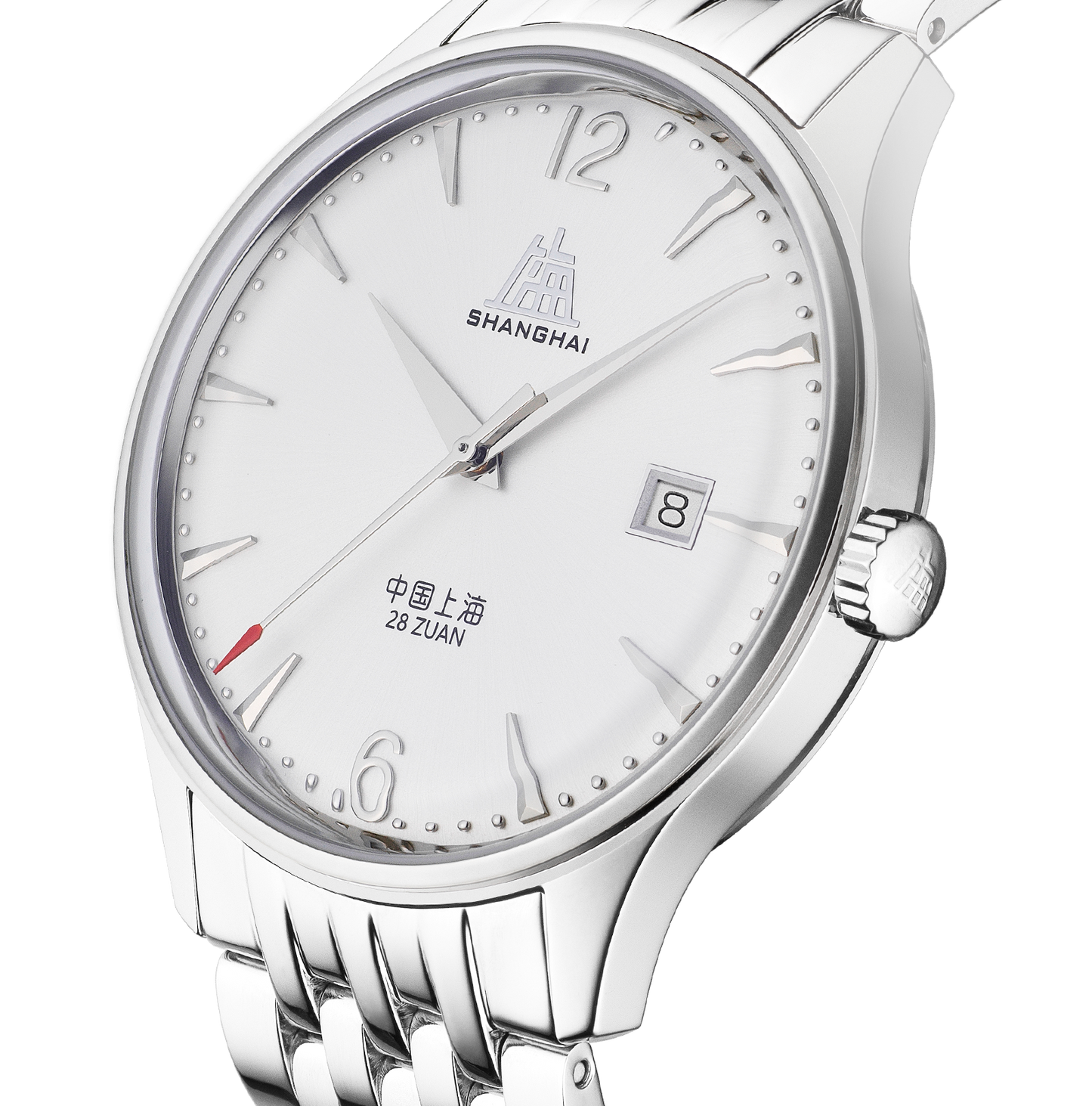 【Shanghai】Tribute Series - Pioneers of Calendar, Sun-ray Dial - Stainless Steel Strap