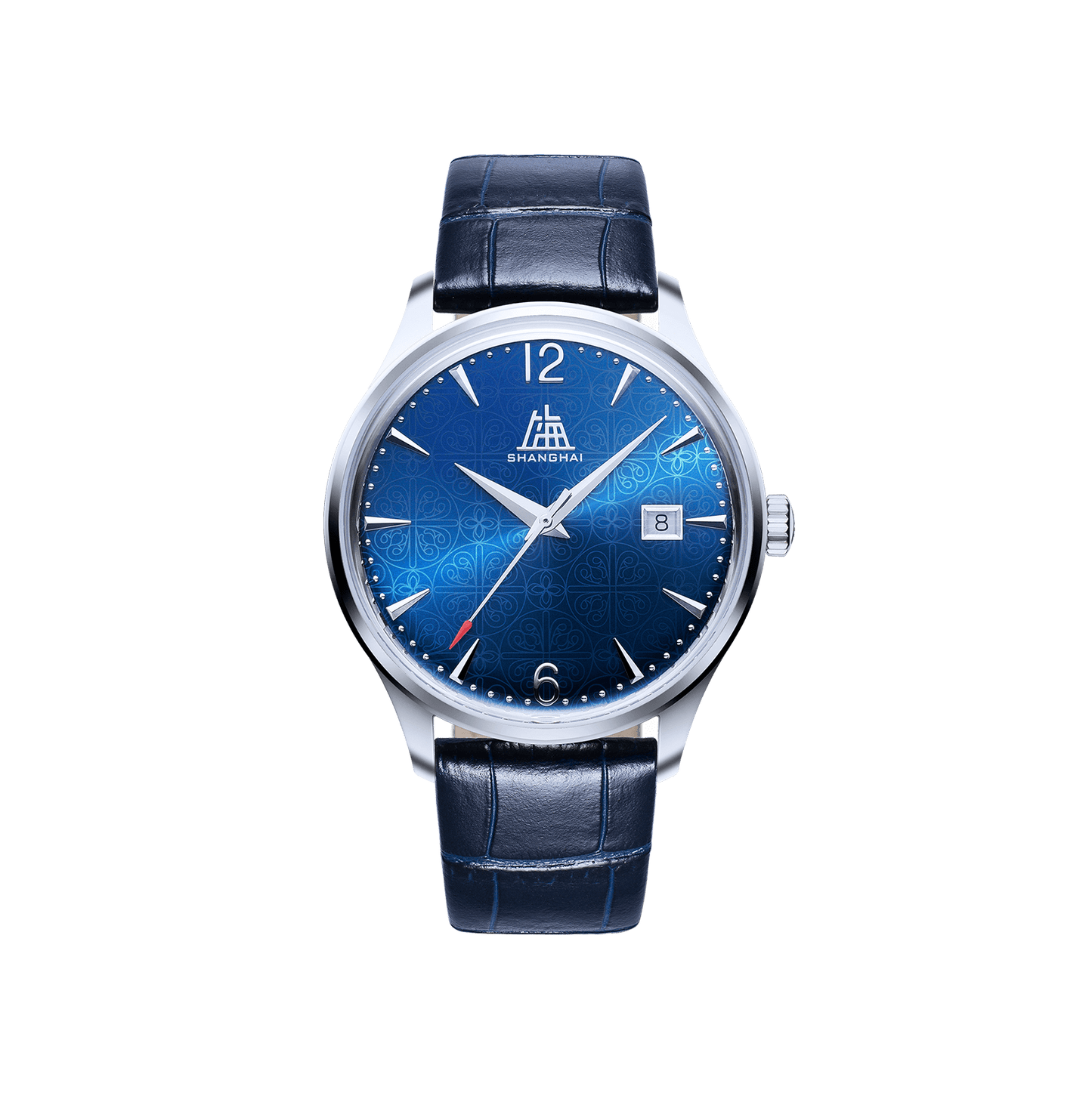 【Shanghai】Tribute Series - Pioneers of Calendar, Golden Sun-ray Dial -  Leather Strap