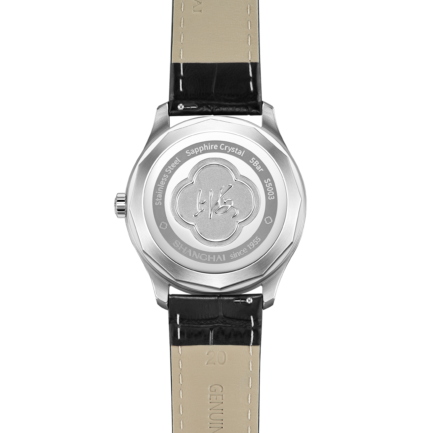 【Shanghai】Chuanglizhe Moon Phase Watch 39mm Automatic Mechanical Wristwatch
