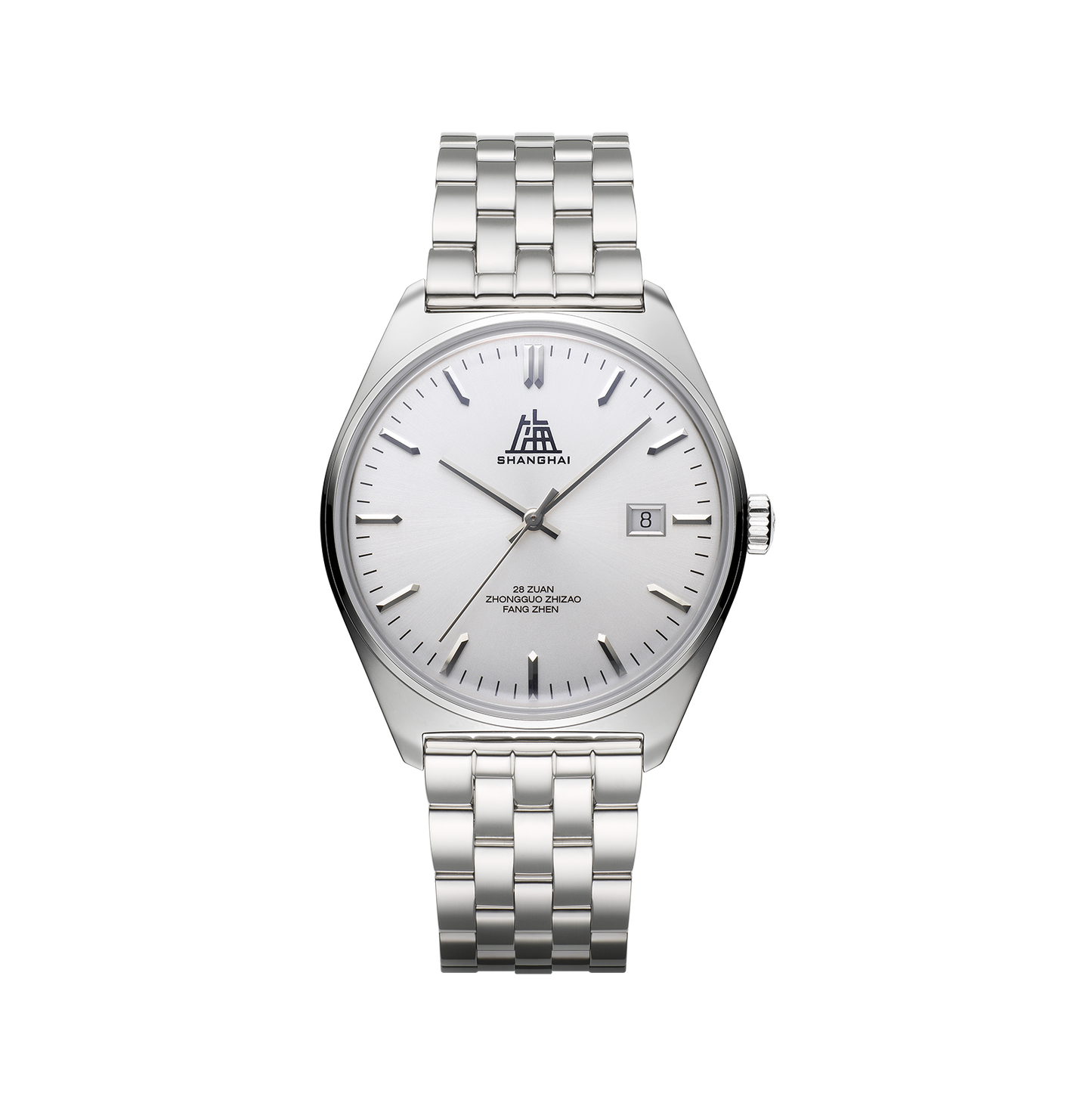 【Shanghai】Tribute Series · Chanson  White Sun-ray dial Stainless Steel Strap