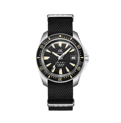 【Shanghai】General 39mm Automatic Mechanical Wristwatch - Black