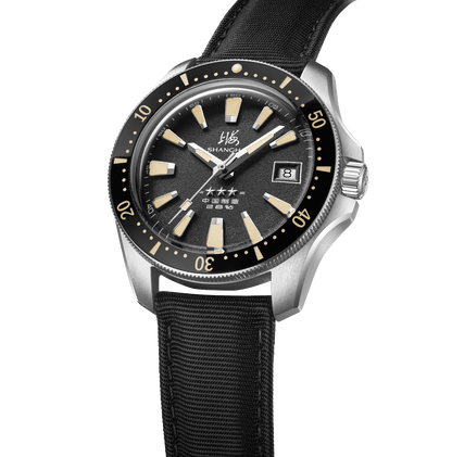 【Shanghai】General 39mm Automatic Mechanical Wristwatch - Black