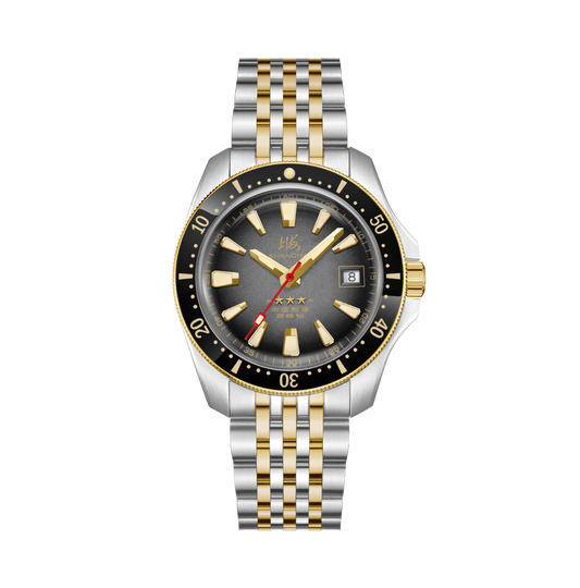 【Shanghai】General 39mm Automatic Mechanical Wristwatch - Smoked Gray