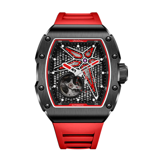 【OLTO-8】REEF Skeleton Automatic Watch Red