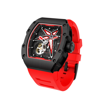 【OLTO-8】REEF Skeleton Automatic Watch Red