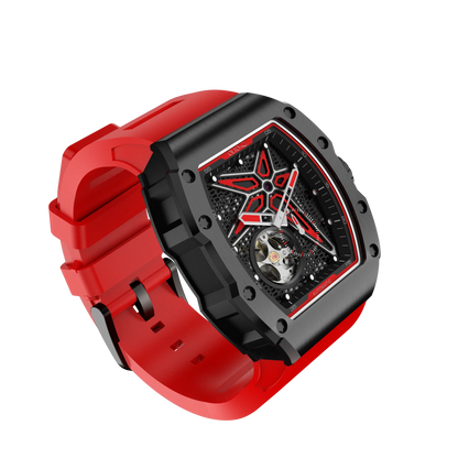 【OLTO-8】REEF Skeleton Automatic Watch Red
