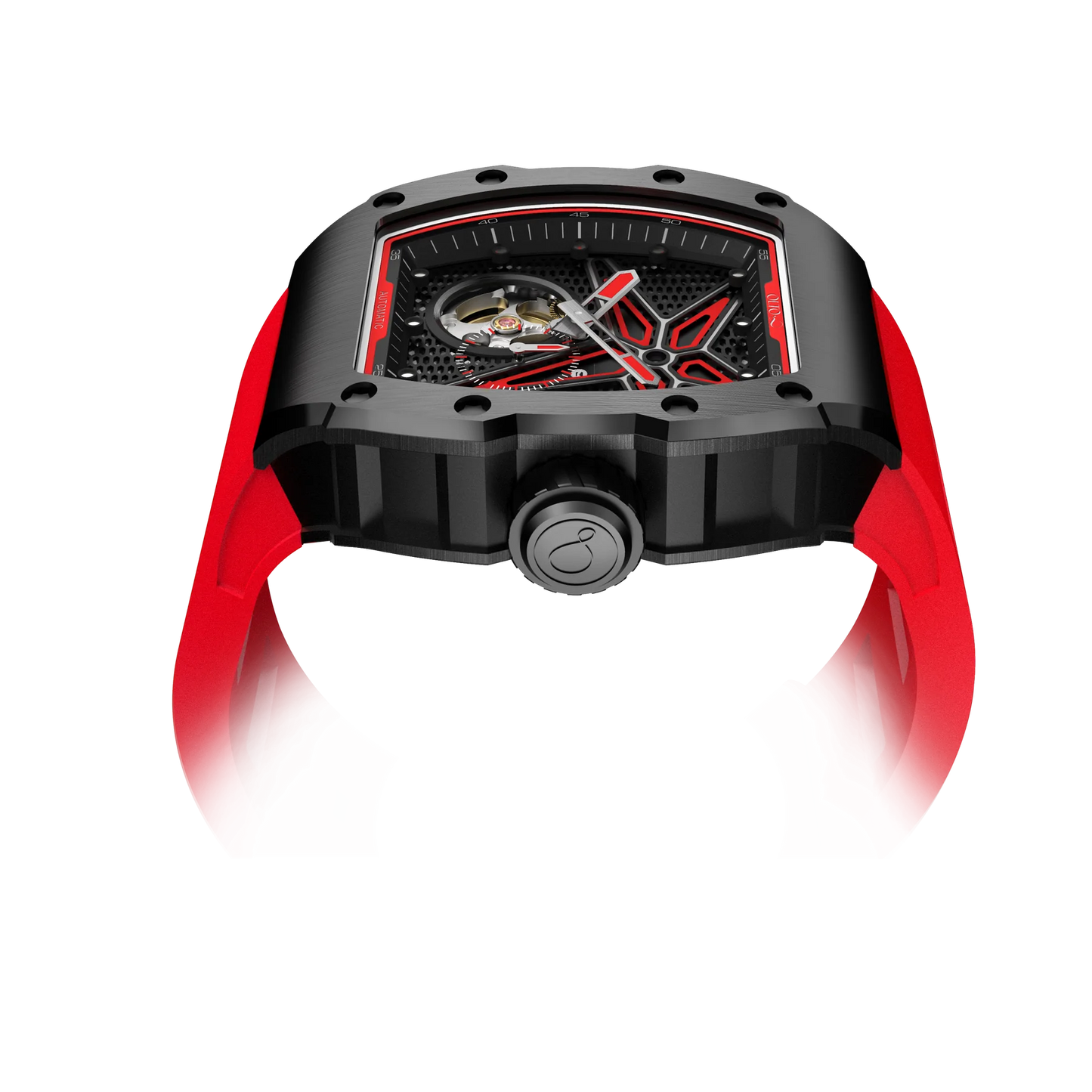 【OLTO-8】REEF Skeleton Automatic Watch Red