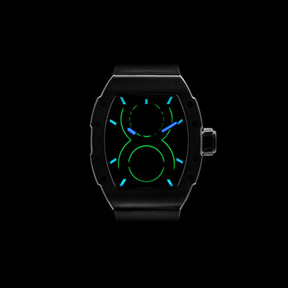 【OLTO-8】SHOT Skeleton Automatic Watch Black