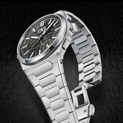 【LuckyHarvey】Chiming Watches Series Hammered Texture Editions（Nightfall Black）
