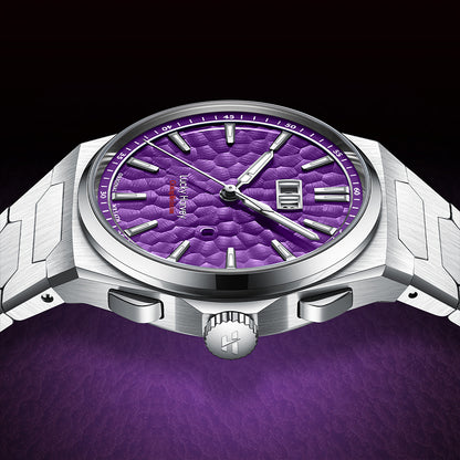 【LuckyHarvey】Chiming Watches Series Hammered Texture Editions（Sunset Purple）