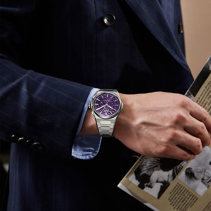 【LuckyHarvey】Chiming Watches Series Hammered Texture Editions（Sunset Purple）