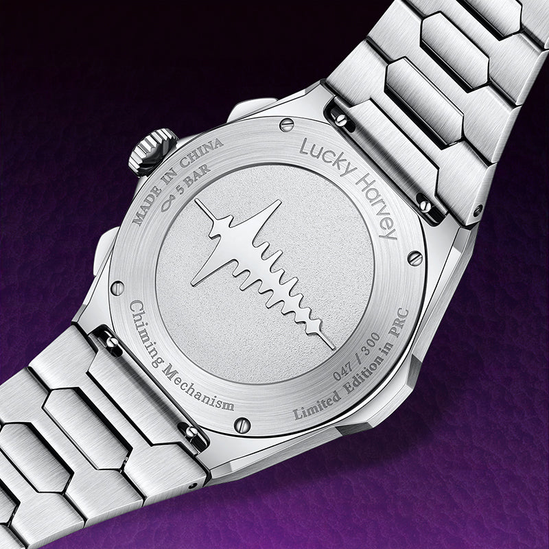 【LuckyHarvey】Chiming Watches Series Hammered Texture Editions（Sunset Purple）