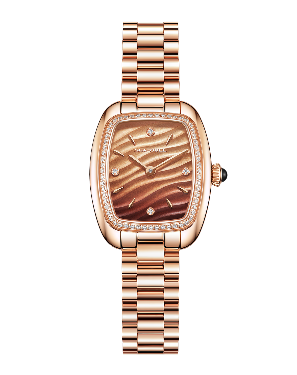 【Seagull Watch】Little Mocha Mechanical Watch - Gradient Brown