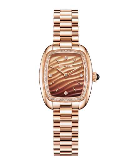 【Seagull Watch】Little Mocha Mechanical Watch - Gradient Brown