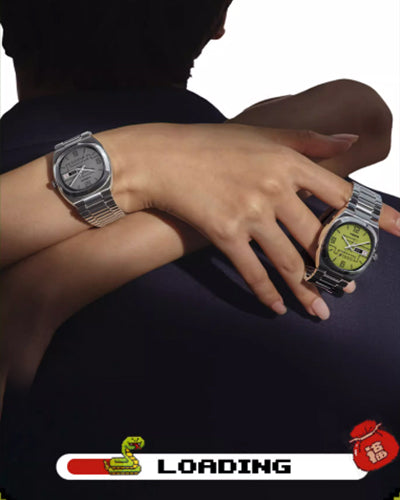 【Seagull Watch】Vintage TV Mechanical Watch - Snake Game-Digital Display Gray