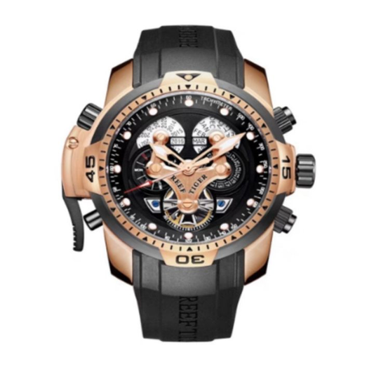 【Reef Tiger】Aurora Golden-Black  RGA3503-PPBR