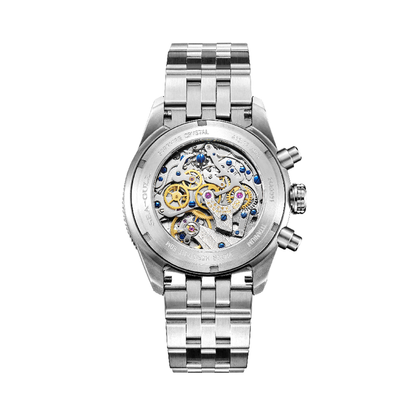 【Seagull Watch】Panda Pilot | Horizon Series | Tachymeter | Chronograph | 43mm | White/Black | White