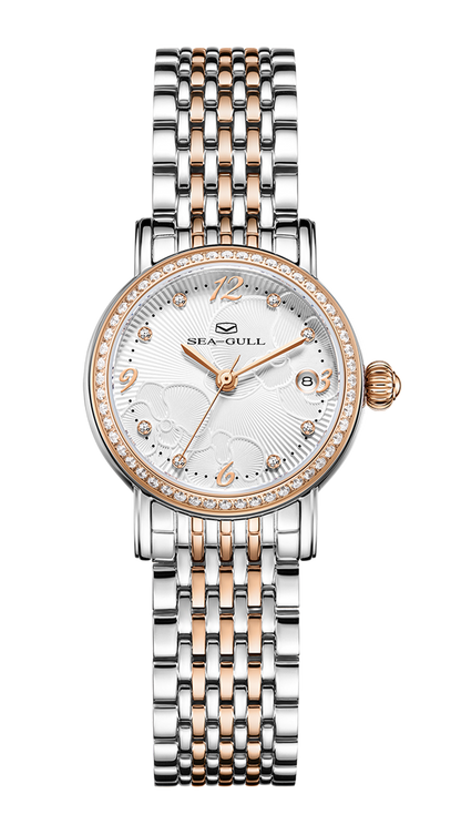 【Seagull Watch】Twelve Flower Goddesses - Two-Tone with Diamond Dots