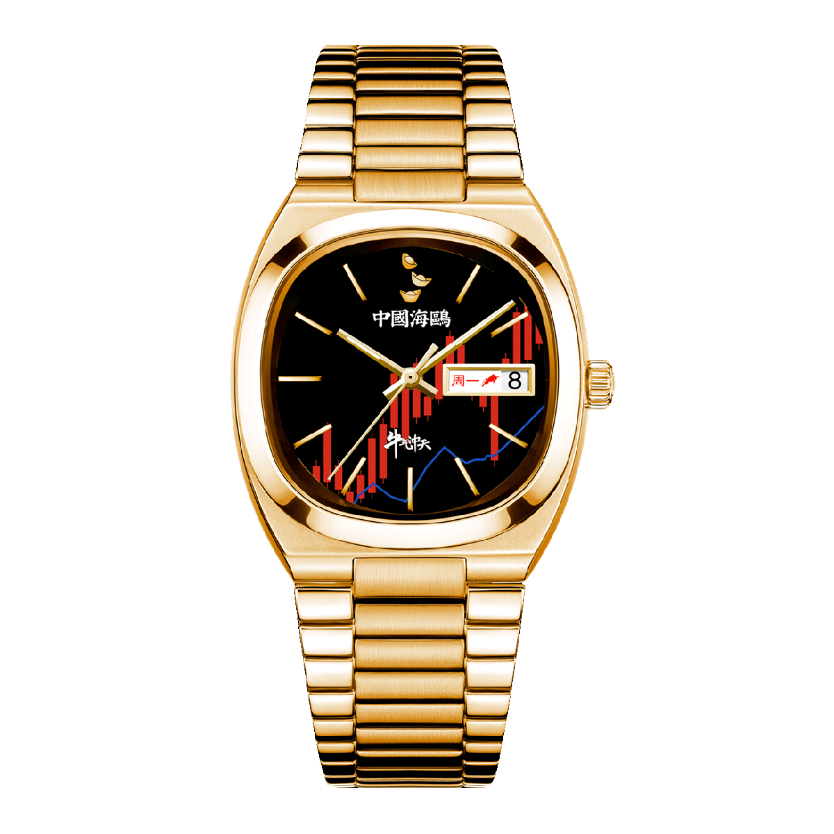 【Seagull Watch】Vintage TV Mechanical Watch - Stock Market Edition