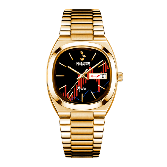 【Seagull Watch】Vintage TV Mechanical Watch - Stock Market Edition